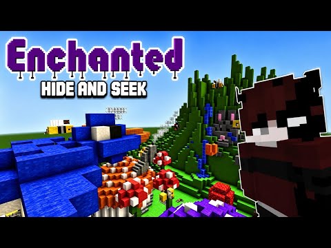 Enchanted Hide and Seek IN Minecraft!!
