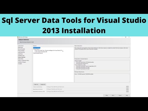 ვიდეო: რა არის SQL Server მონაცემთა ინსტრუმენტები Visual Studio 2013-ისთვის?