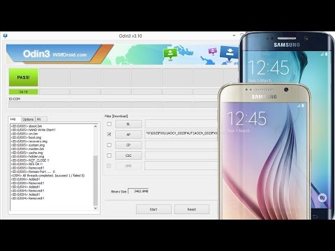 How to Flash Stock Firmware on Samsung Galaxy S6 & S6 Edge by Odin3