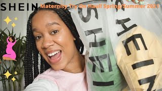 SHEIN Spring\/Summer 2021Maternity Try On Haul!