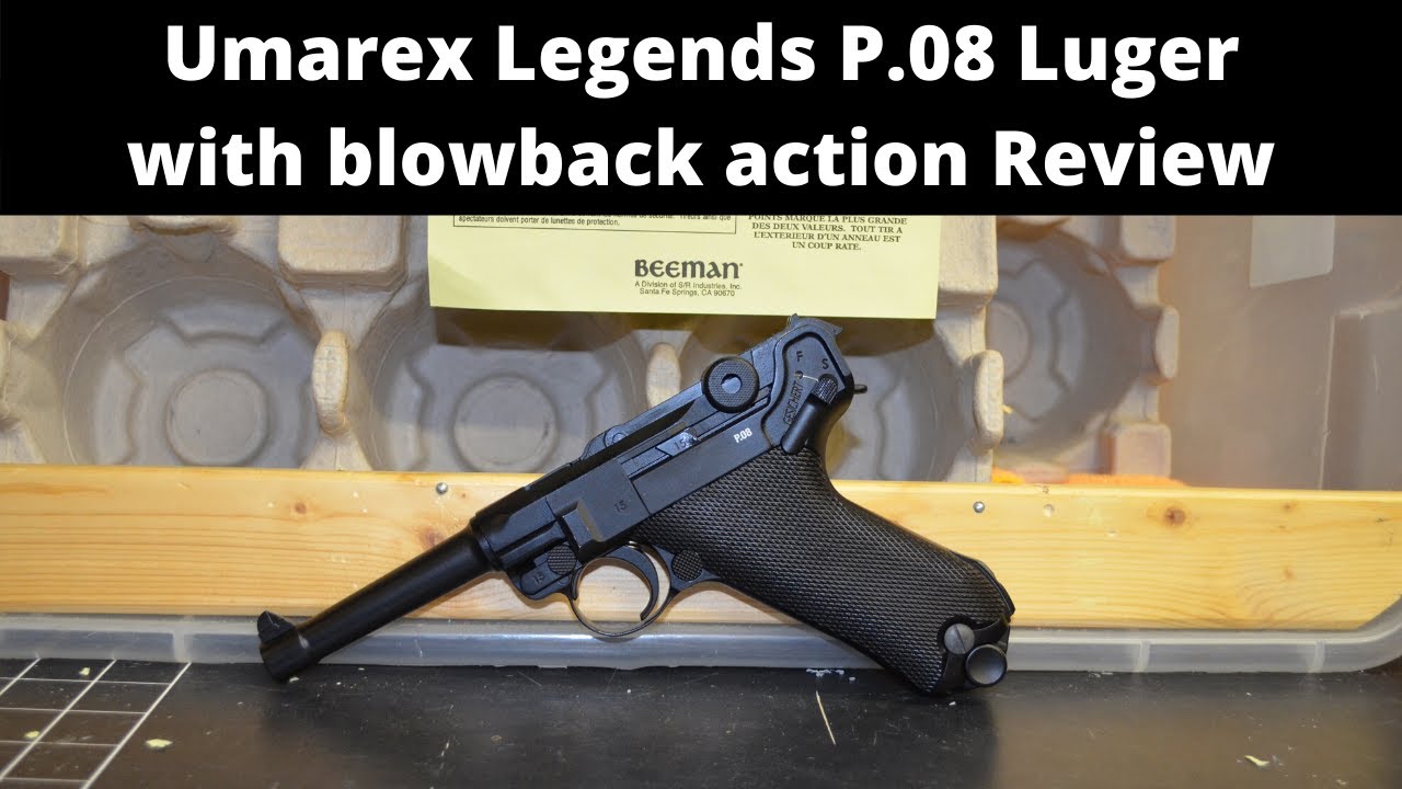 Umarex Legends P.08 Luger Blowback Review YouTube