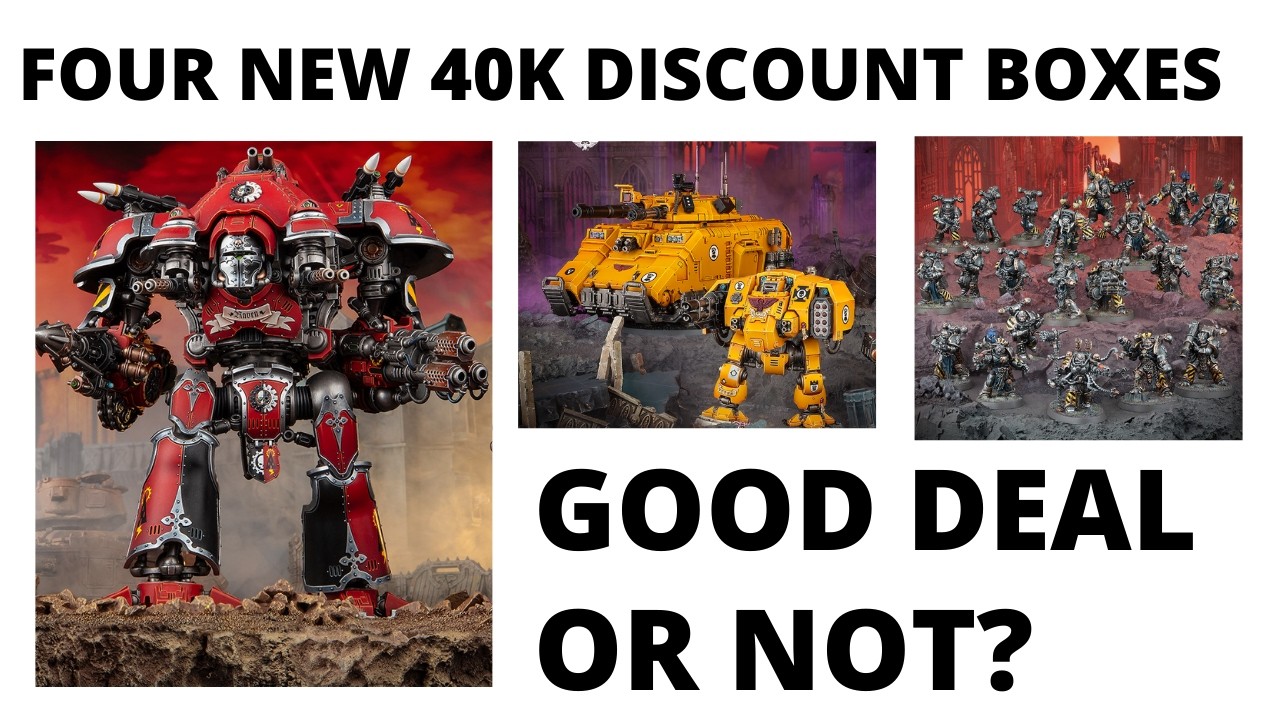 How Good are 40K's New Discount Sets? Walkers and Tanks for Space Marines, Admech and Knights!