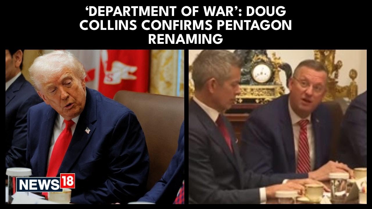 Department Of War': Trump's VA Chief Doug Collins Reveals