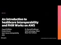 AWS re:Invent 2020: An introduction to healthcare interoperability and FHIR Works on AWS