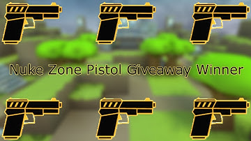 Nuke Zone Pistol Giveaway Winner
