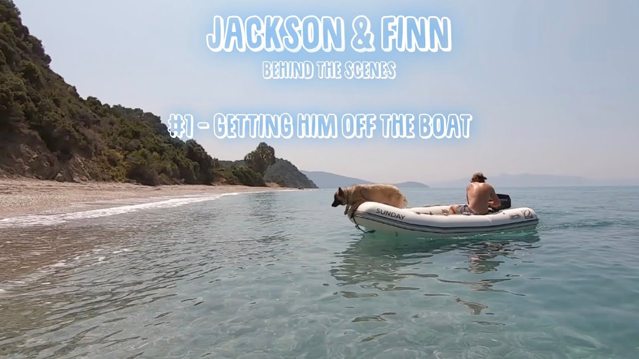 JACKSON & FINN :  #1 Getting Him off the Boat! | Sailing Sunday