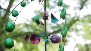 Dual Spoon Metal Wind Spinner SKU# KA7014 - Wind & Weather