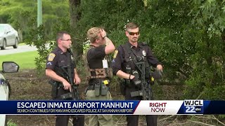Minnesota inmate who escaped extradition at Savannah airport remains on the run