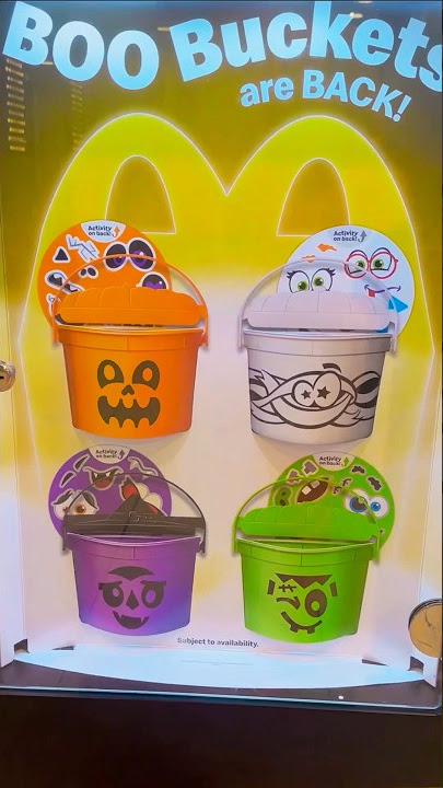 You Can Get McDonald's Boo Bucket Straw Toppers For Your Favorite