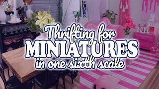 Thrift with Me for Miniatures for Dollhouses and Dioramas TIPS