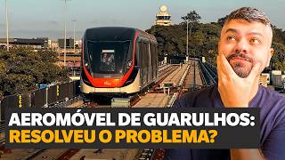 Testei o AEROMÓVEL do Aeroporto de Guarulhos!