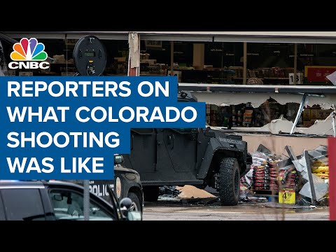 Reporters describe what it was like inside supermarket in Colorado shooting