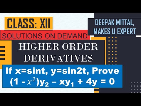 If x=sint, y=sin2t