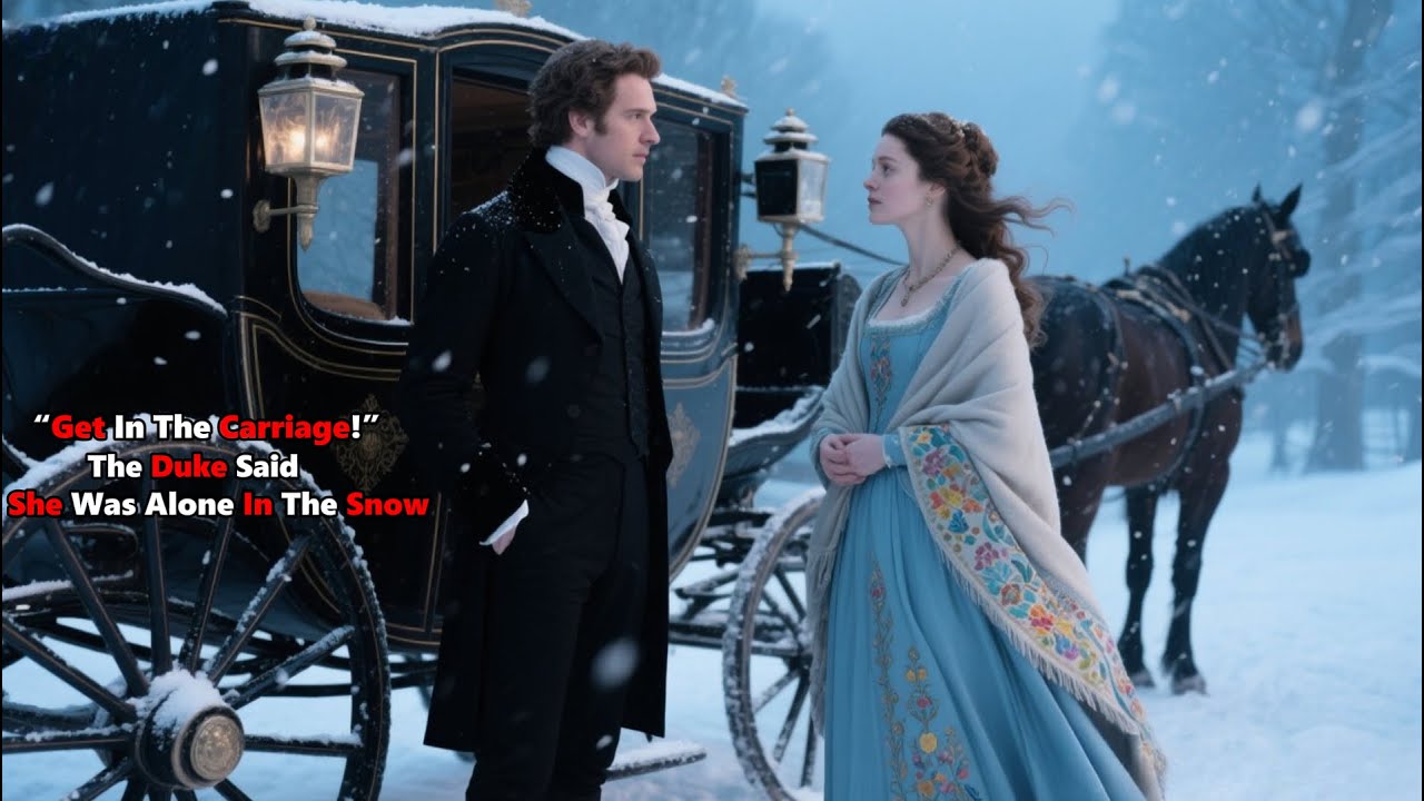 “Get in the Carriage,” the Duke Said After Seeing Her Freezing Alone in the Snowstorm