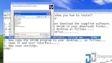 OPCOM for vauxhall / opel diagnostics - installation instructions by JJDIAGNOSTICS