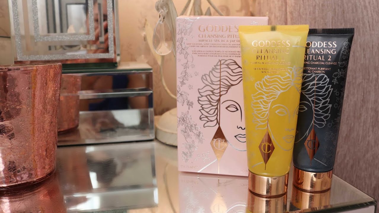 NEW CHARLOTTE TILBURY GODDESS CLEANSING RITUAL || DEMO,  FIRST IMPRESSIONS & REVIEW