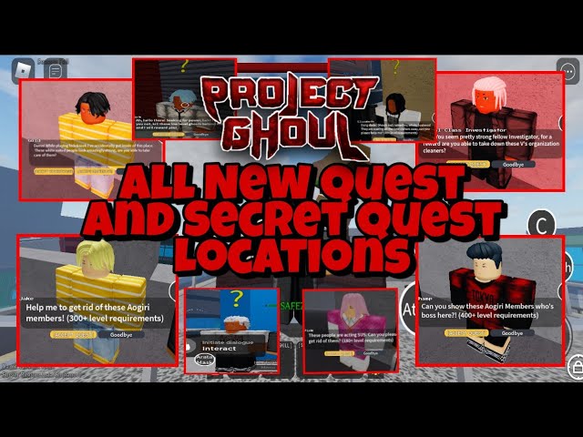 Who is Ginkui in Roblox Project Ghoul - Touch, Tap, Play