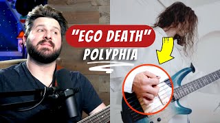 Bass Teacher REACTS | POLYPHIA 'Ego Death' feat. Steve Vai | Clay Gober HYBRID Picking On BASS?