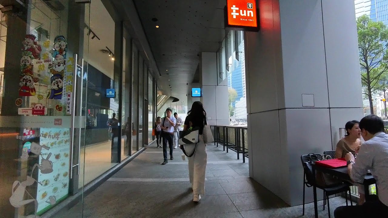 Weekday morning walk from Shenton Way MRT Station (TE19) to CapitaSky | January 2025