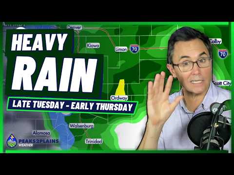 Heavy Rain Looking Likely Tuesday Night Into Wednesday Across Southern Colorado