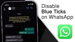 How to Disable Blue Ticks on WhatsApp [iPhone]
