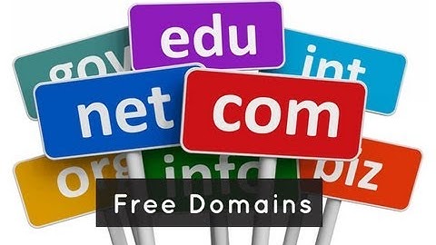 Get A FREE ,COM Domain