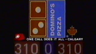 Domino's Pizza Commercial, Mar 17 1995