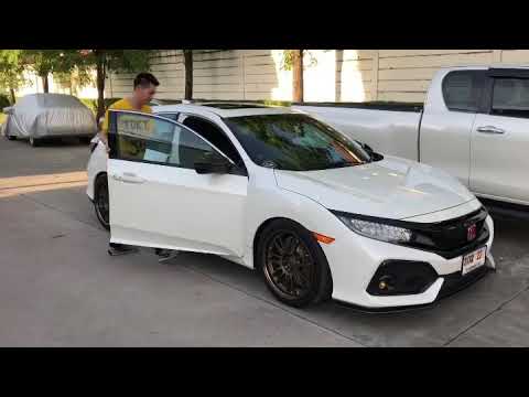 moonroof Honda Civic FK Hatchback by sunroof salon 0810073326 - YouTube