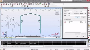 Exercise 5 - Part 2 - Moving Load - 3D Frame (Robot Structural Analysis)