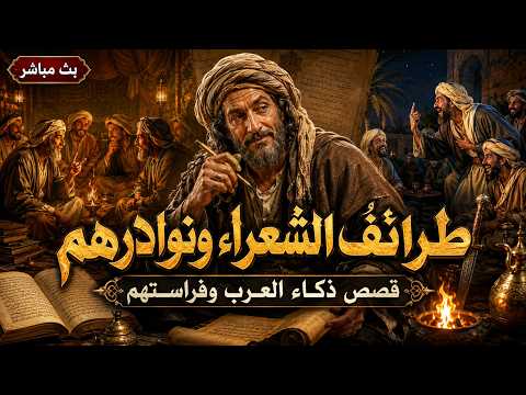 طرائف الشعراء ونوادرهم | قصص ذكاء العرب وفراستهم