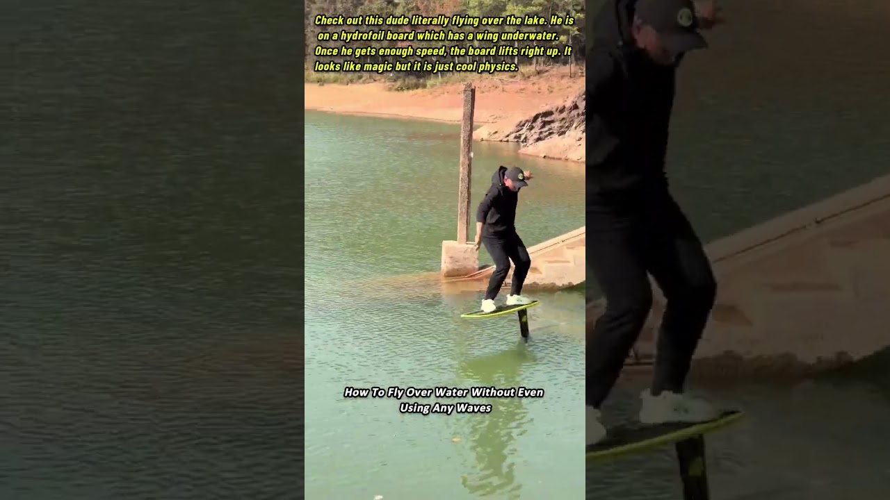 How To Fly Over Water Without Even Using Any Waves