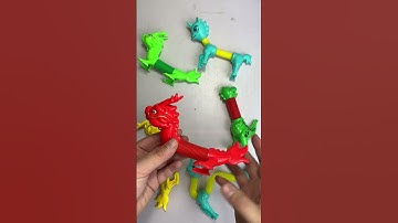 Robots Mini Dragon Pop Sound ASMR Creating satisfying POP #asmrsounds #satisfying #relaxing