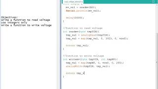 Arduino Tutorial # 5: Write Voltage