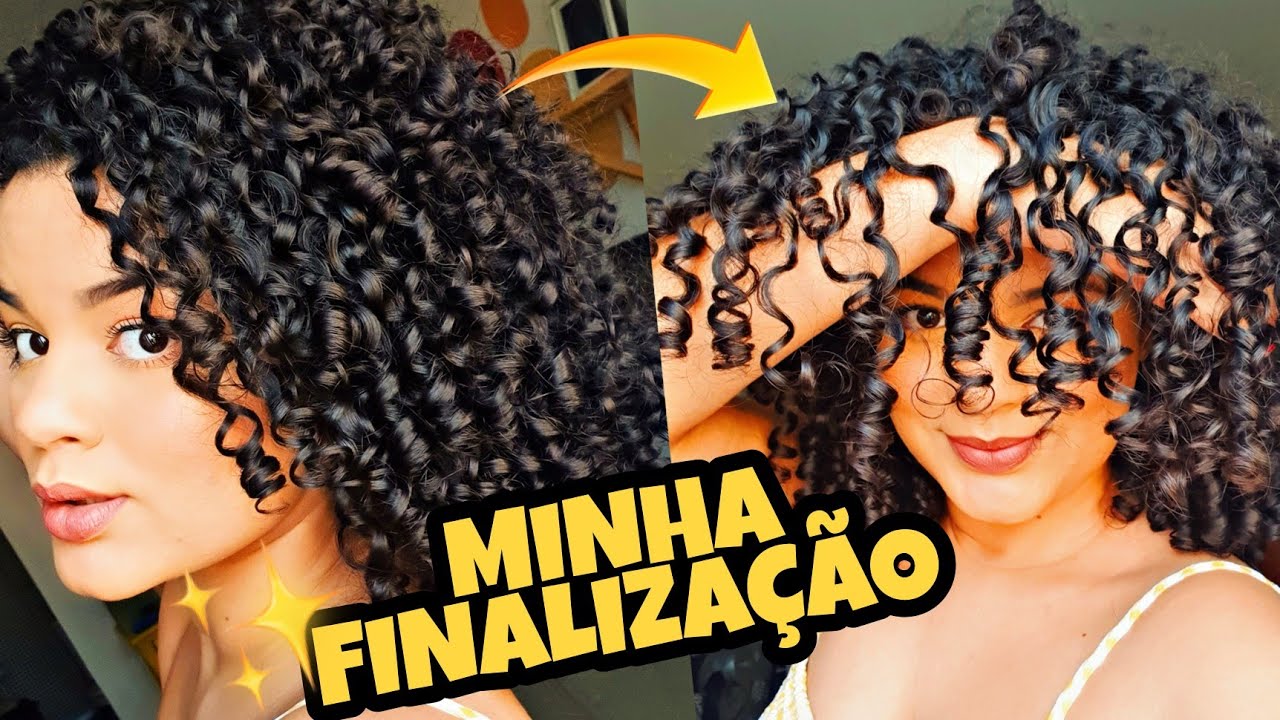 MINHA FINALIZAÇÃO ATUALIZADA | CACHOS DEFINIDOS, VOLUMOSOS E COM MOVIMENTO | CABELO CACHEADO 3B