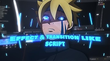 Effect & Smooth Transition Like Script AMV Tutorial - SVP