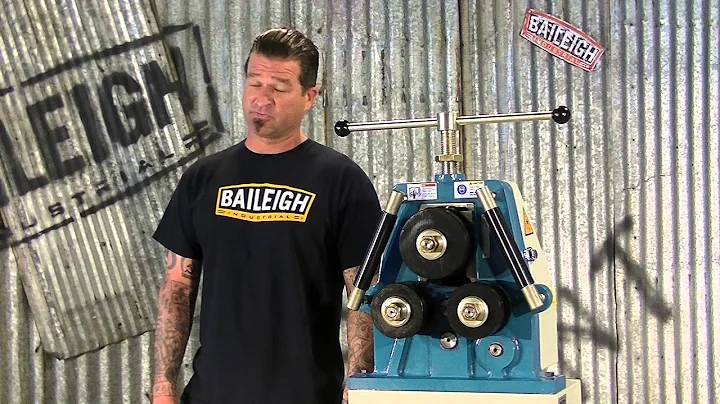 Baileigh Industrial R-M10 Roll Bender Ornamental Bending Machine Section bender Pyramid