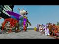 ALL BRAINROT VS ALL FNAF 1-10 ANIMATRONICS In Garry's Mod!