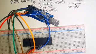 How to connect USBASP Programmer with Microcontroller Atmega32 شرح