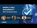 Misra c2012 amendment 3 what you need to know