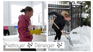 Ménage et Déneigement ⎮ VLOG MONTRÉAL
