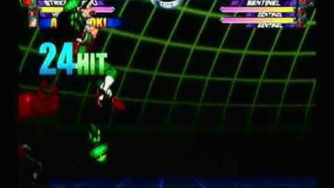 MvC2: Triple Infinite Combo # 2 - Psylocke/Strider/Magneto