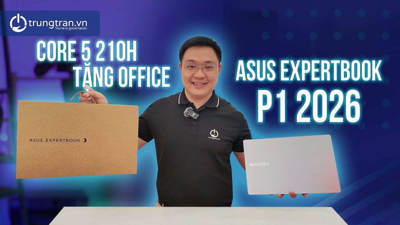 Laptop Business 15 triệu được tặng cả Office! Review ASUS ExpertBook P1 P1403CVA-C5H16-63WS