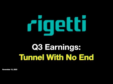 Rigetti Q3 Earnings Tunnel With No End RGTI 