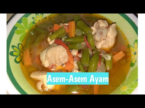 Ayam Asem Asem Buncis