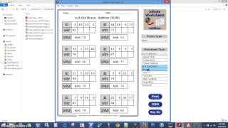 Infinite Worksheets Addition