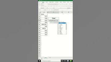 Sum the range containing errors in between
