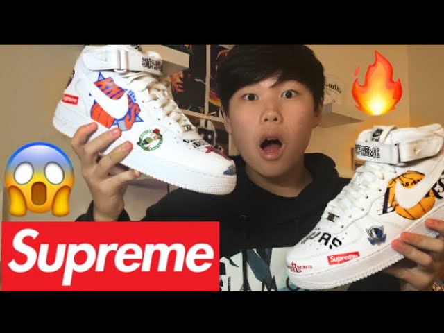 Supreme®/Nike®/NBA Teams Air Force 1 Mid REVIEW/ON-FEET 
