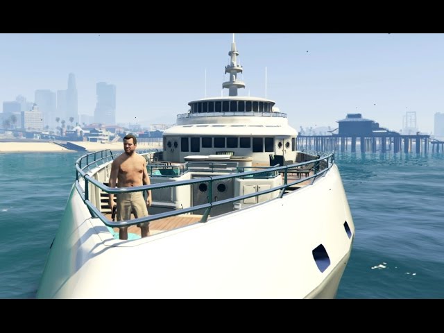 63 Gta5リクエスト編 巨大な船 ディグニティヨット を探索 Youtube