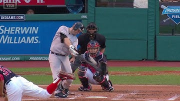 NYY@CLE: McCann blasts solo shot to open the scoring