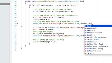 Unity UI Timer Project Part 10 - How Many Boxes Collected